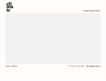 Tablet Screenshot of climate.ie